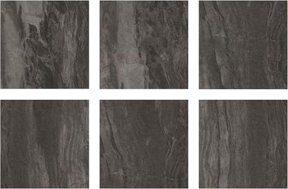 FloorPops FP3328 Raven Peel & Stick Floor Tiles, Black (Pack of 2)