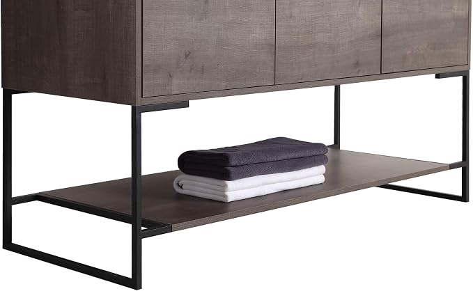 48 Inch Bathroom Vanity with Sink - Modern Knob Free Design, Elegant Space-Saving Solution for Your Bathroom - Durable, Bathroom Vanities for a Contemporary Look - Urbania Collection