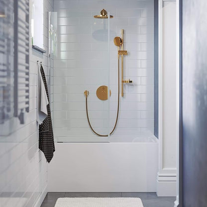 Voltaire 48" x 32" Right-Hand Drain Alcove Bathtub with Apron