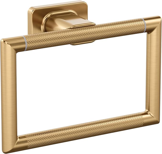 Amerock Bronx Champagne Bronze Closed Towel Ring, BH26612CZ