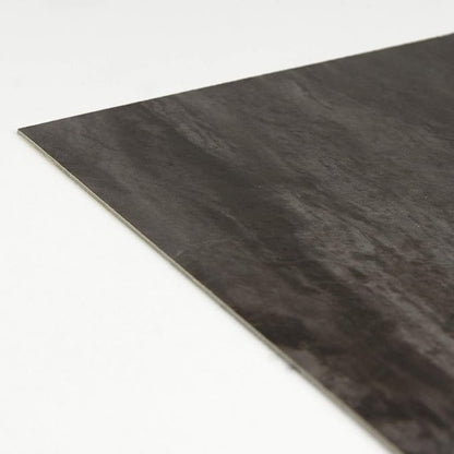 FloorPops FP3328 Raven Peel & Stick Peel and stick floor tiles, Black, 12 inch x 12 inch