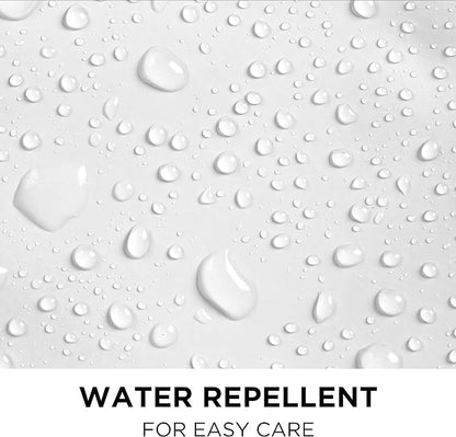 Hookless It’s A Snap! Plastic PEVA Antimicrobial Snap-in Replacement Shower Curtain Liner for Hookless Curtain with Sheer Window, 70" x 54", Water-Repellent, Easy Install, Frost