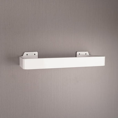 12.6Inches Hand Towel Holder, Self Adhesive Towel Rack for Bathroom Wall Mounted, Acrylic Towel Hanger (White)