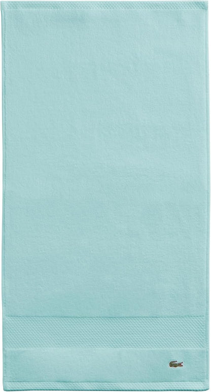 Lacoste Heritage 100% Supima Cotton Hand Towel, Mint, 16" x 30" – Highly Absorbent & Quick Drying, Premium Super Soft Bath Towel, Bathroom Essential, Gift for All Occasions, Machine Washable