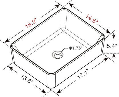60" Double Vanity (2 * 24" Vanity,2* Porcelain Vessel Basin Sink,1 * 12" Side Cabinets),Double Bathroom Vanity Top with Porcelain White Sink, Faucet Drain Parts Include,Mirror Not Included