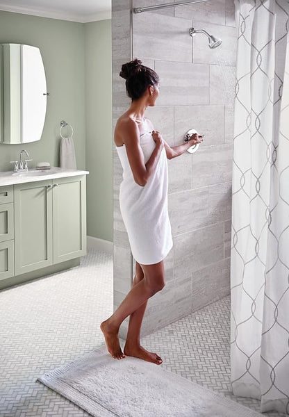 Moen Gibson Two-Handle Centerset High Arc Modern Bathroom Faucet with Drain Assembly, Chrome, 6150
