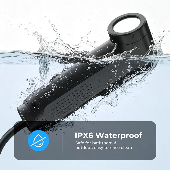 Portable Bidet for Travel Electric Handheld Sprayer 2.5L Large Tank | Dual Spray Modes One-Twist Adjust, 1600mAh Battery, LED Display USB-C Rechargeable, IPX6 Waterproof, for Women Men