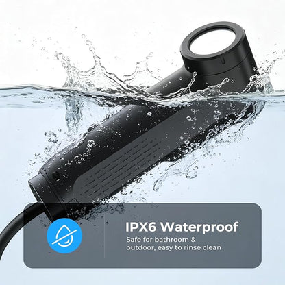 Portable Bidet for Travel Electric Handheld Sprayer 2.5L Large Tank | Dual Spray Modes One-Twist Adjust, 1600mAh Battery, LED Display USB-C Rechargeable, IPX6 Waterproof, for Women Men