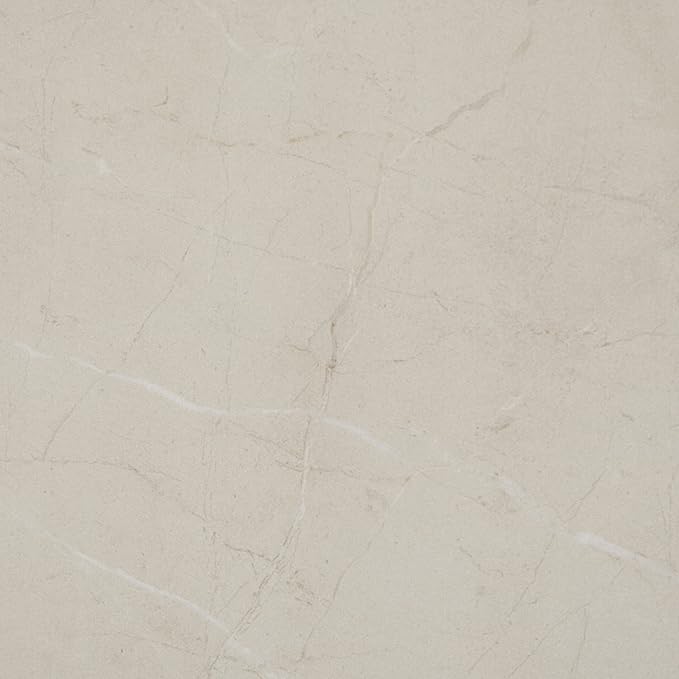 Daltile Perpetuo 24" X 24" Porcelain Marble Look Floor Tile in Polished Elegant Beige (4 pieces per carton) (15.20 sqft per carton)