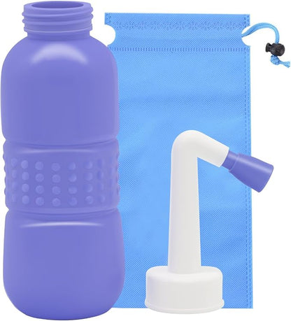 Portable Bidet Sprayer for Personal Hygiene, Pregnant Women Cleansing, Postpartum Clean, Handheld Travel Bidet with 450ML Water Capacity and Angled Nozzle Spray