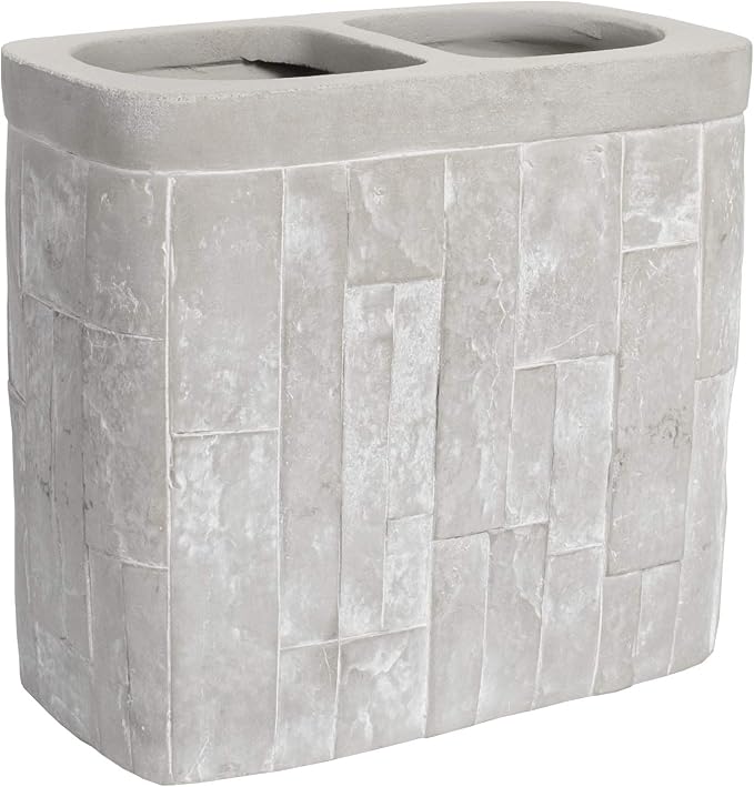 Sweet Home Collection Bathroom Accessories Sets Unique Collections Modern Classic Contemporary Decorative Beautiful Designs Bath Shower Tub Décor, Toothbrush Holder, Avalon(Pack of 1)