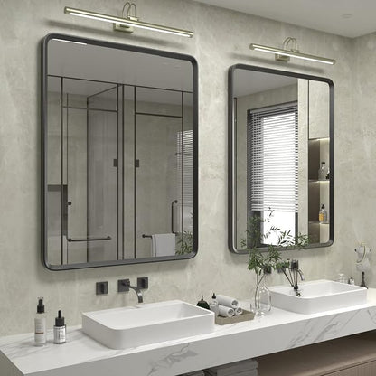 24x36 LED Bathroom Mirror with Lights | Dimmable, Backlit and Front Lighted Mirror, Anti-Fog, Shatterproof, Memory, ETL Listed (Horizontal/Vertical)