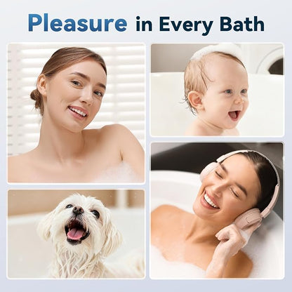 Filtered Shower Head with Handheld, High Pressure Shower Head with Filters, 3 Modes Water Softener Shower Head with Detachable Filters, Reduce Dryness on Skin and Hair, Premium Chrome