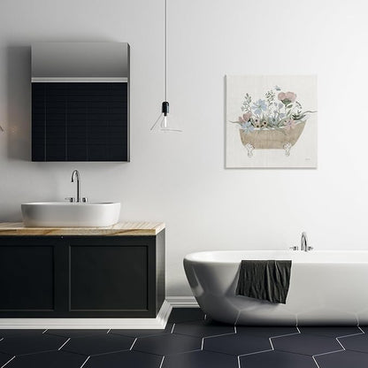 Stupell Industries Rustic Botanicals in Tub Canvas Wall Art, design by Janet Tava, 24 x 24 | Stupell Industries | 24 x 24 Inches, Easy to Hang and Sturdy, Made in USA, by Janet Tava