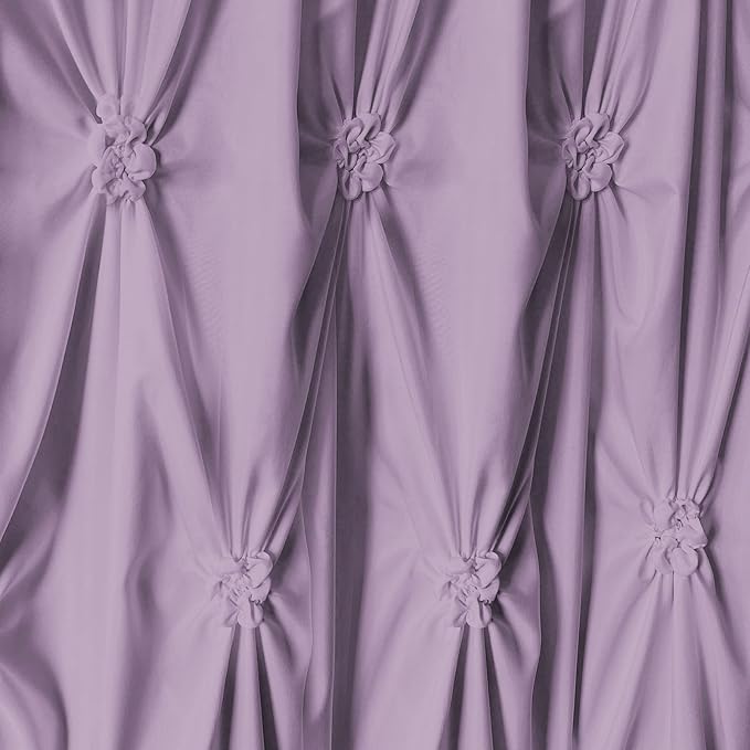 Seasonwood Lavender Shower Curtain Purple Farmhouse Luxury Handmade Decorative Pretty Shower Curtain Lilac Machine Washable, Modern Home Bathroom Décor Bathtub Privacy Screen,Heavy Duty 72x72 inch