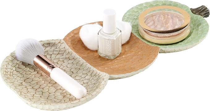 Avanti Linens - Vanity Tray, Countertop Accessories, Fall Inspired Home Decor (Grateful Patch Collection)