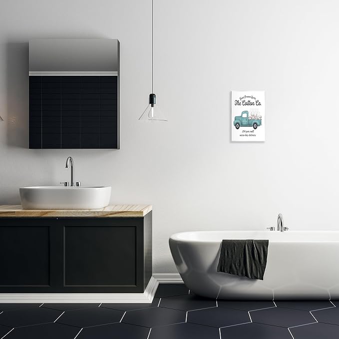 Toilet Paper Cotton Delivery, 10 x 15 Inch Mounted Print on Wall Plaque | Stupell Industries · By Lettered and Lined · Ready to hang · Great for bathroom or laundry room · Made in USA