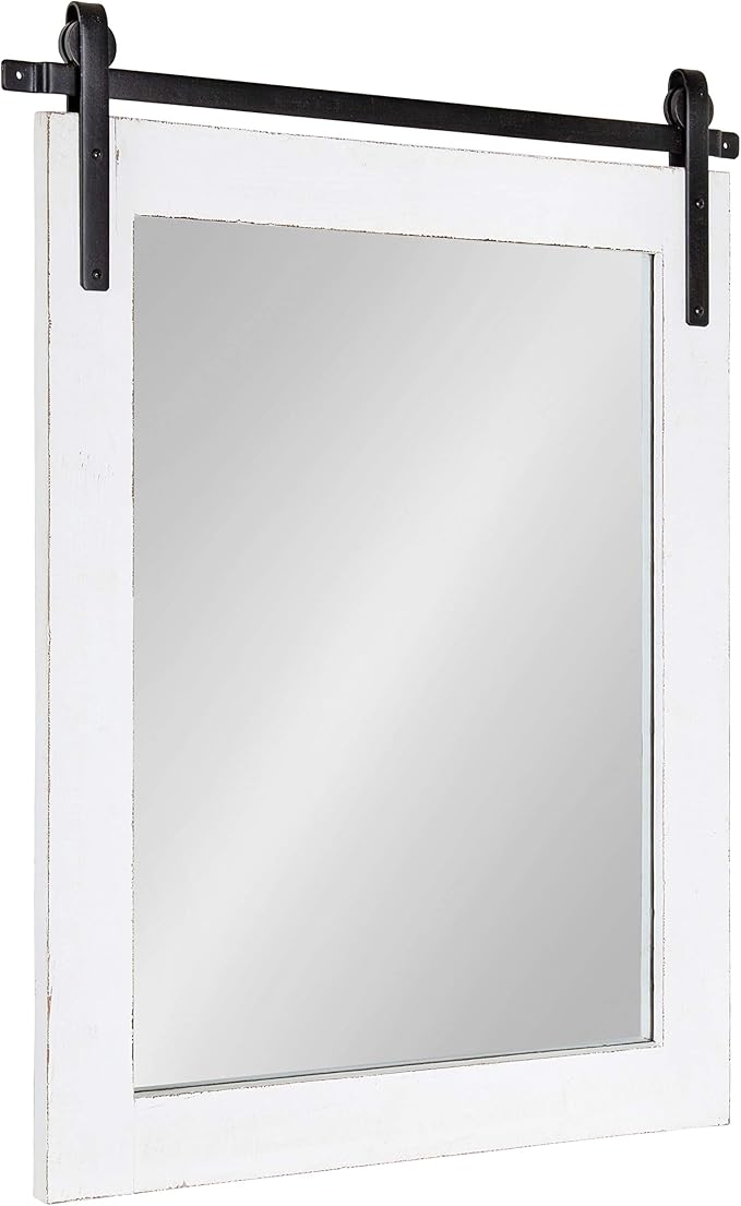 Kate and Laurel Cates Farmhouse Wall Mirror