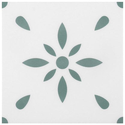 Peel & Stick Floor Tiles Self Adhesive Vinyl Flooring for Kitchen Bathroom Laundry Room Pet House Fireplace 20 Sheets 8"x8" Removable Floor Stickers Home Decor DIY (Light Green)