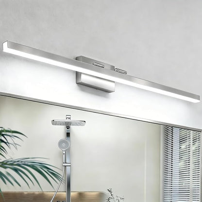 IZORRO Modern Bathroom Vanity Light 48 inch, Rotatable, 36W Dimmable Led Bathroom Light Fixture Over Mirror, Chrome Vanity Light Bar (Cool White 6000K)