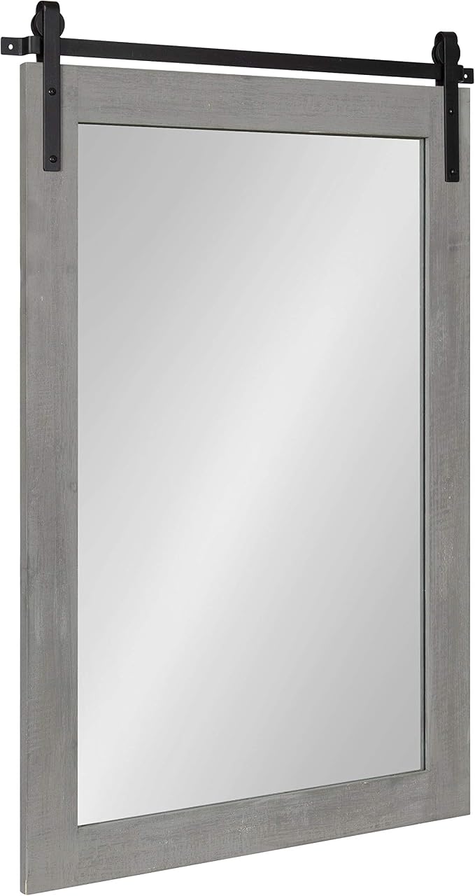 Kate and Laurel Cates Farmhouse Wall Mirror