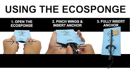 Geyser RV EcoShower Low-Flow Shower Head - Plastic | 0.1-0.5 GPM, Water Saving, Replaces Head & Wand, For Camping & RVing