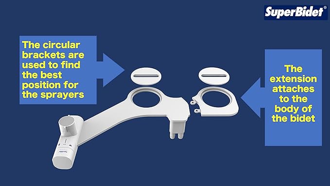 – Quality bidet attachment, elegant design | Dual nozzle for front and rear fresh water wash. Non-electric and retractable sprayers. Ultra-slim and easy to fit.