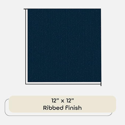 Nexus Self Adhesive 12-Inch Carpet Floor Tiles, 12 Tiles - 12" x 12", Navy Blue - Peel & Stick, DIY Flooring for Kitchen, Dining Room, Bedrooms & Bathrooms by Achim Home Decor