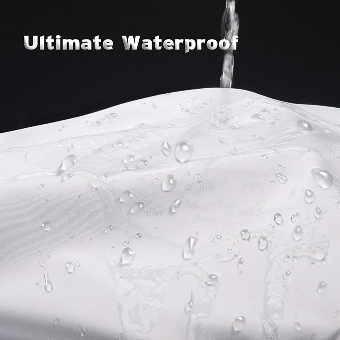 Titanker Fabric Shower Curtain Liner Washable, 72 x 78 Inches, White Shower Liner Fabric with 2 Magnets, Polyester Long Bathroom Shower Curtain Liner Waterproof Soft Lightweight, White