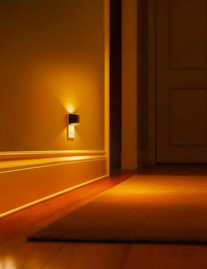 L LOHAS LED Night Light 2 Pack, Night Lights Plug into Wall, 1600K Amber | Dusk to Dawn Sensor Nightlight, 3 Level Brightness Adjustable, Mood Lighting