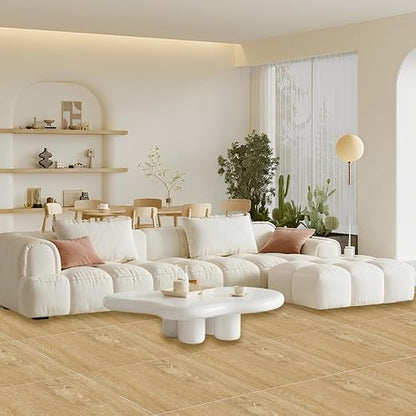 40 Sheet Vinyl Flooring 12x12 Peel and Stick Floor Tile Waterproof Clearance Vinyl Floor Tiles Light Wood Self Adhesive Floor Tiles Sticky Laminate Flooring for Bathroom Kitchen Basement RV