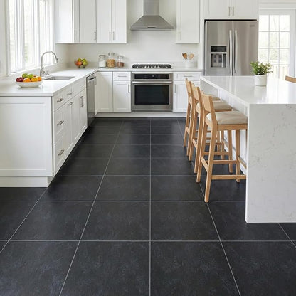 Peel and Stick Floor Tile 12 x 12 Inch Self Adhesive Marble Vinyl Flooring | waterproof and removable sticker tiles, 20-pack covers 20 Sq. Ft, DIY tiles for bedroom, bathroom, kitchen and dining room