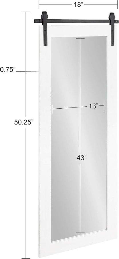 Kate and Laurel Cates Farmhouse Wall Mirror