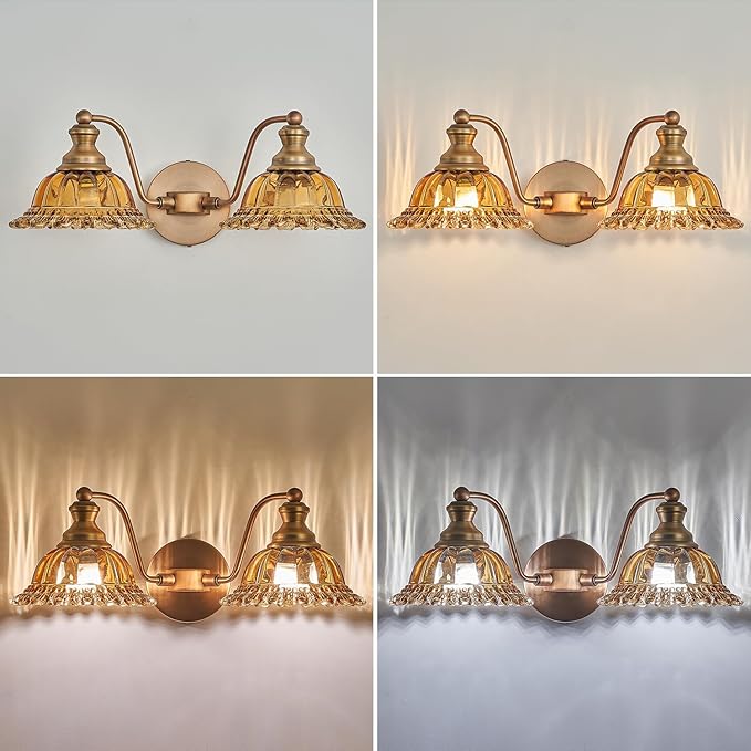 Tea 2 Light Vanity Light Bathroom Light Vanity Lights for Bathroom Vanity Light Fixtures