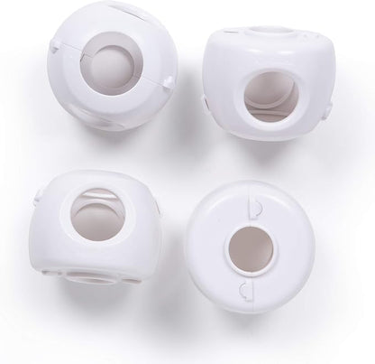 Safety 1st Parent Grip Door Knob Covers, White, One Size (HS3260600), Packaging May Vary (Pack of 8)
