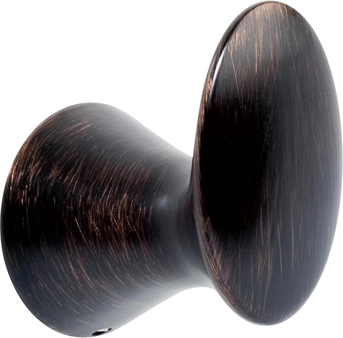DELTA FAUCET 73835-RB Lahara Single Towel Hook Bath Hardware Accessory in Venetian Bronze