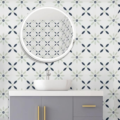 MSI Greta 8x8 in. Encaustic Matte Porcelain Tile – Bathroom, Kitchen Backsplash, Accent Wall, Shower Wall