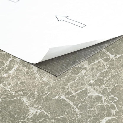 Nexus Self Adhesive 12-Inch Vinyl Floor Tiles, 20 Tiles - 12" x 12", Grey Marble - Peel & Stick, DIY Flooring for Kitchen, Dining Room, Bedrooms & Bathrooms by Achim Home Decor