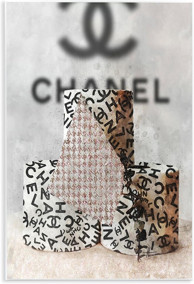 'Fashion Toilet Paper Design'| Wall Plaque Art