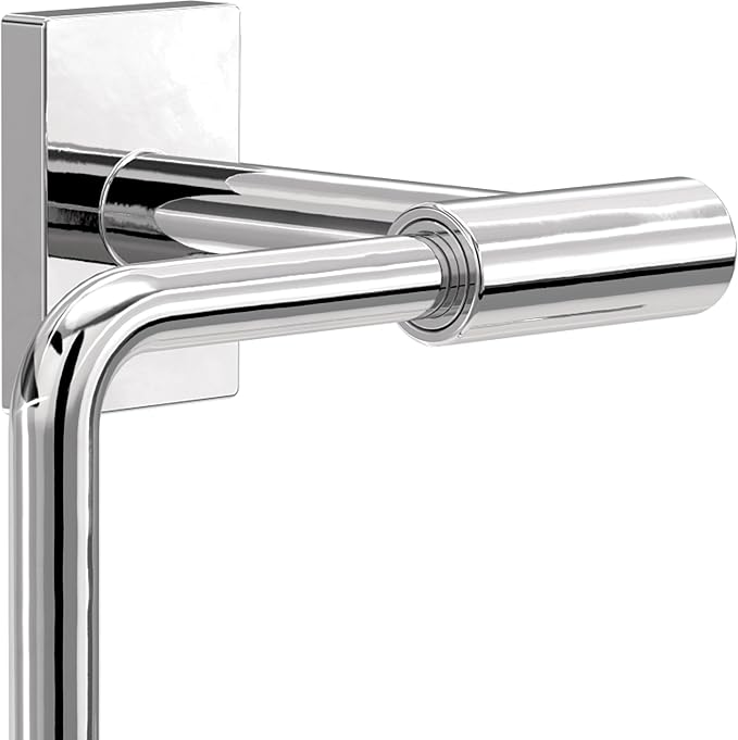 Franklin Brass Hartwell (1-Pack) Toilet Paper Holder, Euro Single Post Tissue Roll Wall Mount TP Storage, Polished Chrome Bathroom Decor, Accessories HRT50-PC