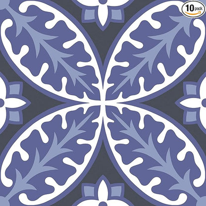 FloorPops FP3309 Capri Peel & Stick Floor Tiles, Multicolor