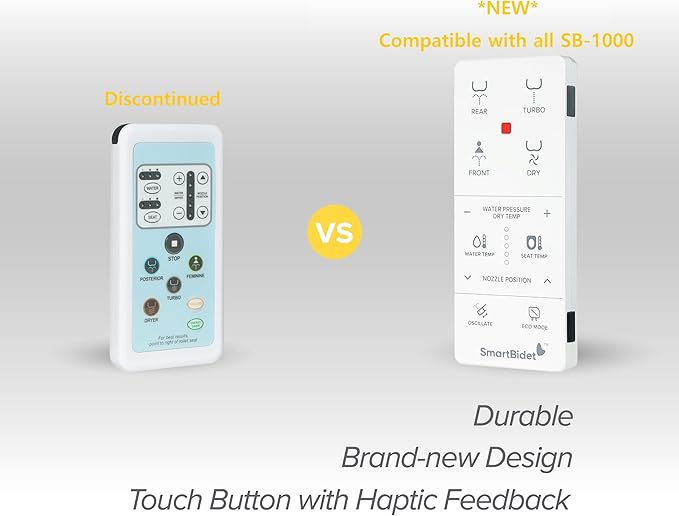 SmartBidet Remote Control Replacement for the SB-1000 Bidet Electronic Toilet Seat Remote