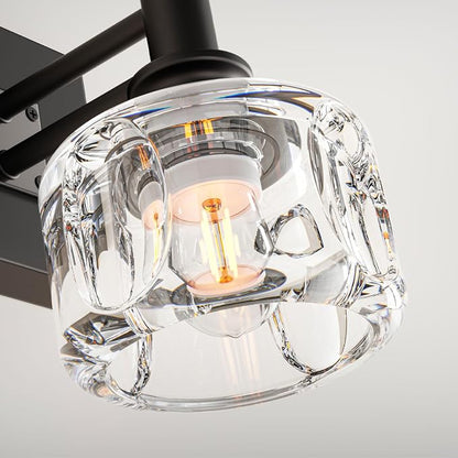 Farmhouse Vanity Light Fixtures 2-Light Bathroom Vanity Light Black Vanity Lights for Bathroom(13.3inches in Length)