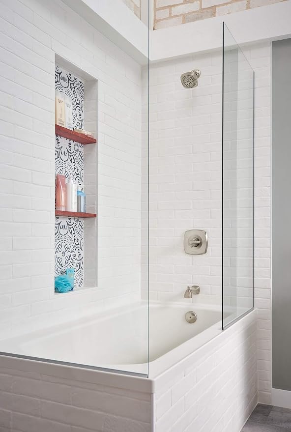 Peerless PTT14435-BN Parkwood Tub Shower Trim kit Tub & Shower, Brushed Nickel