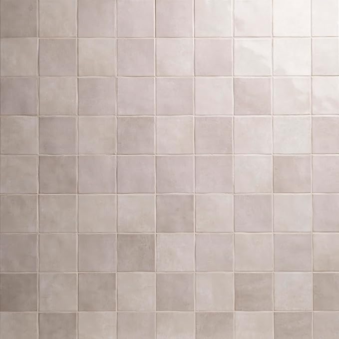 MSI Renzo Sterling Glossy Ceramic Square Wall Tile for Bathroom, Kitchen & Shower – Sample