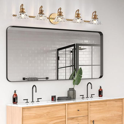 37.4" Bathroom Light Fixtures 5 Lights Vanity Lighting Fixtures (Exclude G9 Bulb) Vanity Lights for Bathroom