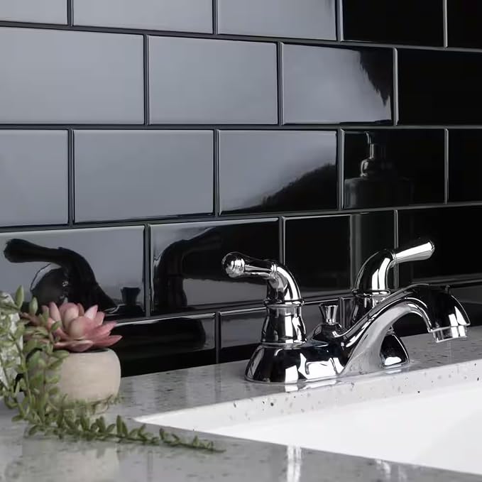 STICKGOO 10-Sheet Backsplash Peel and Stick Subway Tile, Self Adhesive Vinyl Wall Tiles, Stick on Backsplash for Kitchen and Bathroom(Thicker Design)