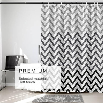 Shower Curtain Liner, 4G PEVA Shower Liner, Plastic Peva Waterproof Shower Curtains, 72x72 inch with Grommet Holes 3 Magnetic Weights