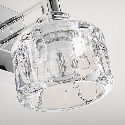 Chrome Vanity Light 2 Lights Vanity Lights for Bathroom Light Fixtures(13.3inches in Length)