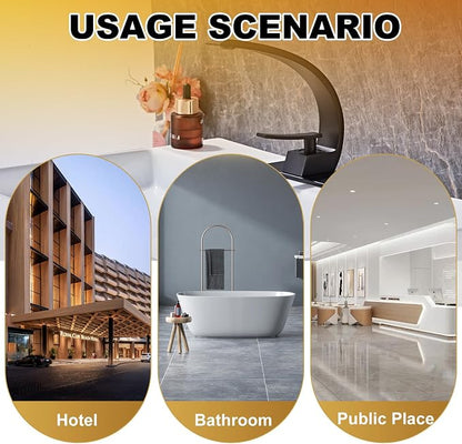 Matte Black Bathroom Sink Faucet, Unique Design and Pop Up Drain
